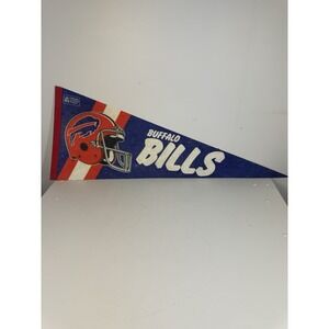 Vintage Wincraft Pennant Buffalo Bills Felt Flag 29"x 11" NFL Football Sport